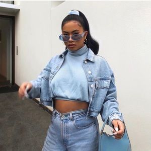 SOLD 💲💲💲Fashion nova FIND MY LOVE TOP - blue